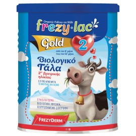 FREZYLAC Gold 2, Βιολογικό Αγελαδινό Γάλα Από Τον 6ο Έως Και τον 12ο Μήνα - 400gr