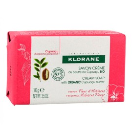 KLORANE Cream Soap Hibiscus Flower, Κρεμώδες Σαπούνι με Άνθος Iβίσκου - 100gr