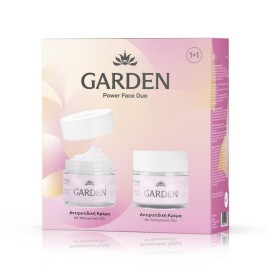 GARDEN Power Face Duo Set No1 Anti-wrinkle Cream, Αντιρυτιδική Κρέμα με Υαλουρονικό Οξύ - 50ml 1+1