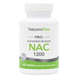 NATURES PLUS Pro Sustained Release NAC 1200, Ν-Ακετυλο-Κυστεΐνη - 60tabs