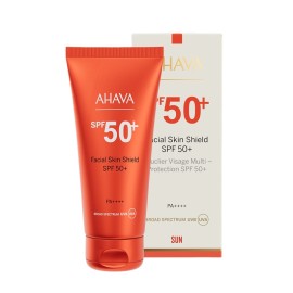 AHAVA Facial Skin Shield SPF50+, Ελαφριά Αντηλιακή Κρέμα Προσώπου - 50ml