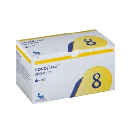 NOVO NORDISK Novofine, Βελόνες Πένας Ινσουλίνης 0.3x8mm (30G) - 100τεμ