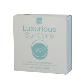 INTERMED Luxurious Suncare Silk Cover BB Compact 50+, 03 Medium Dark - 12gr