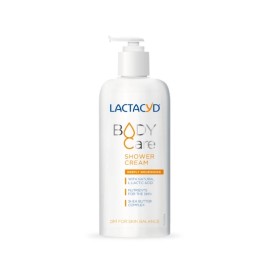 LACTACYD  Body Care Deeply Nourishing Shower Cream, Κρεμώδες Θρεπτικό Αφρόλουτρο για Πρόσωπο & Σώμα - 300ml