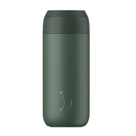 CHILLYS Series 2, Ανοξείδωτο Ισοθερμικό Ποτήρι Καφέ, Pine Green -500ml