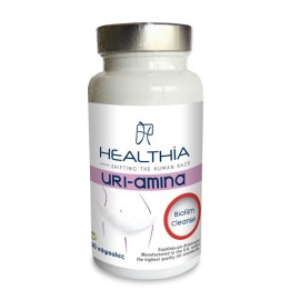 HEALTHIA Uri-Amina, Συμπλήρωμα Διατροφής για Προστασία από λοιμώξεις του Ουροποιητικού Συστήματος - 60caps