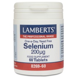 LAMBERTS Selenium 200μg - 60tabs