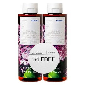 KORRES Renewing Body Cleanser Lilac, Αφρόλουτρο Πασχαλιά - 250mll 1+1 Δώρο