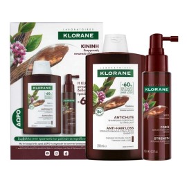 KLORANE Anti Hair Loss Treatment, Δυναμωτικός Ορός Μαλλιών - 100ml & ΔΩΡΟ Shampoo Quinine & Edelweiss, Σαμπουάν Κατά της Τριχόπτωσης - 200ml