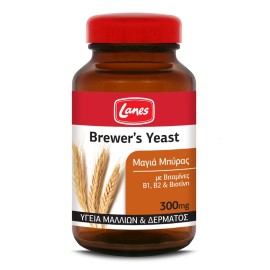 LANES Brewer΄s Yeast 300mg, Μαγιά Μπύρας - 400tabs