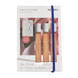 KORRES The Floral Collection Promo X3, Σετ Αρωμάτων με Midnight Dahlia -10ml & Cashmere Kumquat -10ml & White Tea -10ml, 1σετ