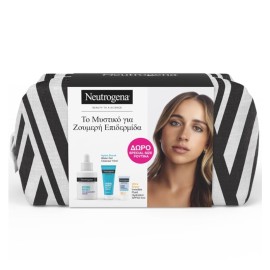 NEUTROGENA Hydro Boost Promo με 10% Niacinamide Serum -30ml & ΔΩΡΟ Water Gel Cleanser -15ml & Ultra Sheer Invisible Fluid Hydration SPF50 -5ml & Νεσεσέρ, 1σετ