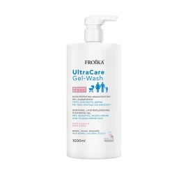 FROIKA Ultra Care Gel Wash, Καταπραϋντικό Τζελ Καθαρισμού για Ξηρό, Ευαίσθητο Δέρμα - 1000ml
