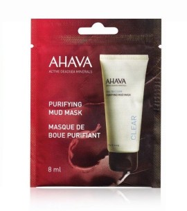 AHAVA Time To Clear Single Purifying Mud Mask, Μάσκα για Βαθύ Καθαρισμό για Αποτοξίνωση - 8ml