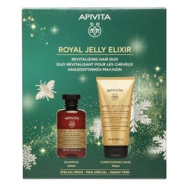 APIVITA Promo Royal Jelly, Σαμπουάν Αναζωογόνησης -250ml & Μαλακτική Μάσκα Αναδόμησης -150ml, 1σετ