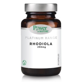 POWER OF NATURE Rhodiola 250mg, Εκχύλισμα Ρίζας Ροδιόλας - 30caps