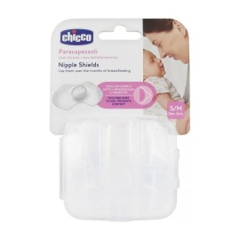 CHICCO Skin To Skin, Δίσκοι Στήθους Σιλικόνης, Small/ Medium - 2τμχ