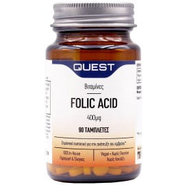 QUEST Folic Acid 400μg - 90tabs