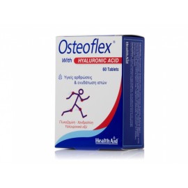 HEALTH AID Osteoflex With Hyaluronic Acid, Σύνθεση για την Υγεία των Αρθρώσεων, Συνδέσμων & Οστών  - 60tabs
