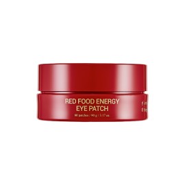 YADAH Red Food Energy Eye Patch, Επιθέματα Ματιών με Αντιγηραντική Δράση για Λάμψη - 60τεμ