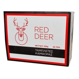 RED DEER Ταμπλέτες Καμφοράς - 40τεμ.