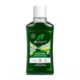 DR. ORGANIC Aloe Vera Mouthwash, Στοματικό Διάλυμα με Βιολογική Αλόη -500ml
