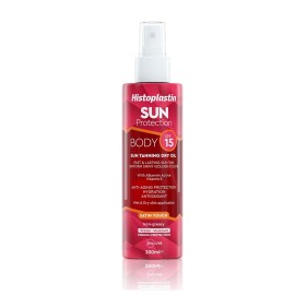 HEREMCO Histoplastin Sun Protection Body Sun Tanning Dry Oil SPF15, Λάδι Μαυρίσματος - 200ml