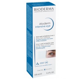 BIODERMA Atoderm Intensive Εye 3in1, Καθημερινή Φροντίδα για τα Ερεθισμένα Βλέφαρα - 100ml