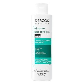 VICHY Dercos Oil Correct, Σαμπουάν για Ρύθμιση της Λιπαρότητας - 200ml