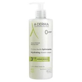 A-DERMA Hydrating Shower Cream 3in1, Ενυδατική Κρέμα Καθαρισμού - 500ml