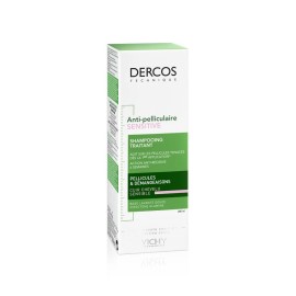 VICHY Dercos Anti Dandruff Sensitive Shampoo, Αντιπιτυριδικό Σαμπουάν για Ευαίσθητο Τριχωτό - 200ml