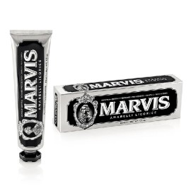 MARVIS Mini Amarelli Licorice Toothpaste, Οδοντόκρεμα με Γλυκόριζα, Μέντα & Ξυλιτόλη - 85ml