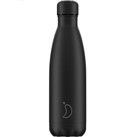 CHILLYS BOTTLES Μπουκάλι- Θερμός, Monochrome All Black - 500ml