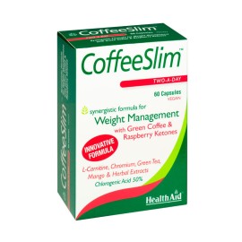 HEALTH AID CoffeeSlim, Πράσινος Καφές, Κετόνες Σμέουρων & Φυτικά εκχυλίσματα - 60caps