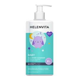 HELENVITA Baby All Over Cleanser Relaxing Perfume, Βρεφικό Τζελ Καθαρισμού για Σώμα & Μαλλιά -1000ml