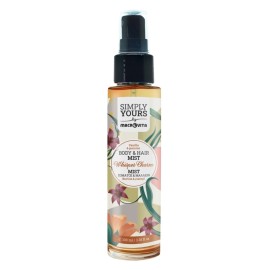 MACROVITA Simply Yours Whisper Charm Vanilla & Jasmine Body & Hair Mist, Ενυδατικό Σπρέι Σώματος & Μαλλιών με Άρωμα Βανίλια & Γιασεμί -100ml