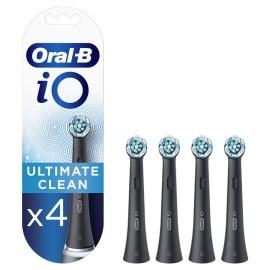 ORAL B iO Ultimate Clean Black, Ανταλλακτικές Κεφαλές - 4τεμ