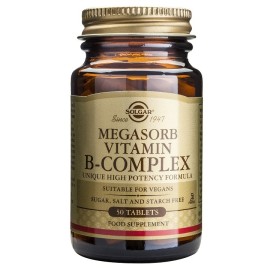 SOLGAR Megasorb B Complex  - 50tabs