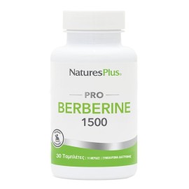 NATURES PLUS Pro Berberine 1500mg, Συμπλήρωμα Διατροφής με Βερβερίνη -30tabs