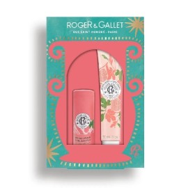 ROGER & GALLET Promo Fleur De Figuier/ Hand Cream, Ενυδατική Κρέμα Χεριών -30ml & Lip Balm, Βάλσαμο Χειλιών με Γεύση Σύκο -3.5gr, 1σετ