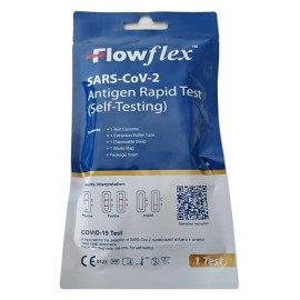 FLOWFLEX SARS- Cov-2 Antigen Rapid Test (COVID 19), Διαγνωστικό Τέστ Ρινοφαρυγγικού Επιχρίσματος για το Νέο Κορονοϊό - 1τεμ