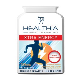 HEALTHIA Xtra Energy 559mg, Συμπλήρωμα Διατροφής για την Αύξηση του Μεταβολισμού - 60caps