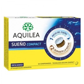 AQUILEA Sueno Compact, Συμπλήρωμα Διατροφής για Άγχος- Ύπνο - Νευρικό Σύστημα - 30caps