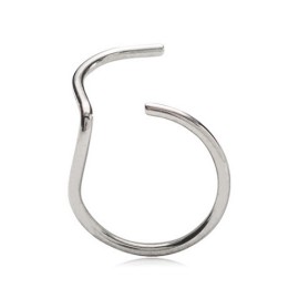 BLOMDAHL Natural Titanium Ring Right 8mm B – Nose / 131, Σκουλαρίκι Μύτης από Τιτάνιο - 1τεμ