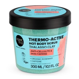 NATURA SIBERICA Organic Shop Thalasso Clay Thermo Active Hot Body Scrub, Θερμό Απολεπιστικό Σώματος κατά της Κυτταρίτιδας & για Σύσφιξη -300ml