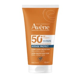 AVENE Intense Protect SPF50+, Αντηλιακό για Ευαίσθητο Δέρμα, Πρόσωπο & Σώμα, Χωρίς Άρωμα - 150ml