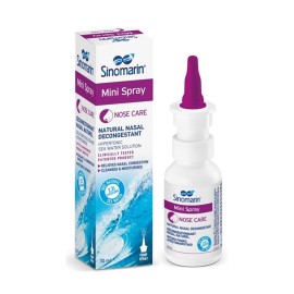 SINOMARIN Mini Spray Hypertonic, 100% Φυσικό Ρινικό Σπρέι - 30ml