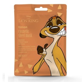 MAD BEAUTY Lion King Cosmetic Sheet Mask Timon, Υφασμάτινη Μάσκα Προσώπου - 1τεμ