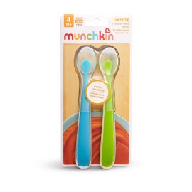 MUNCHKIN Gentle Silicone Infant Spoons, Βρεφικά Κουτάλια Σιλικόνης - 2τεμ