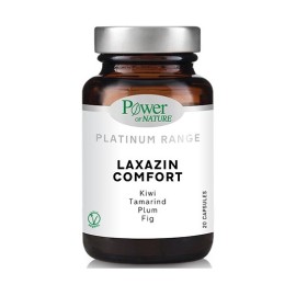 POWER OF NATURE Laxazin Comfort, Συμπλήρωμα Διατροφής με Φυτικές Ίνες - 20caps